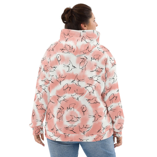 Zilla Egrets Hoodie Pinky-Zilla