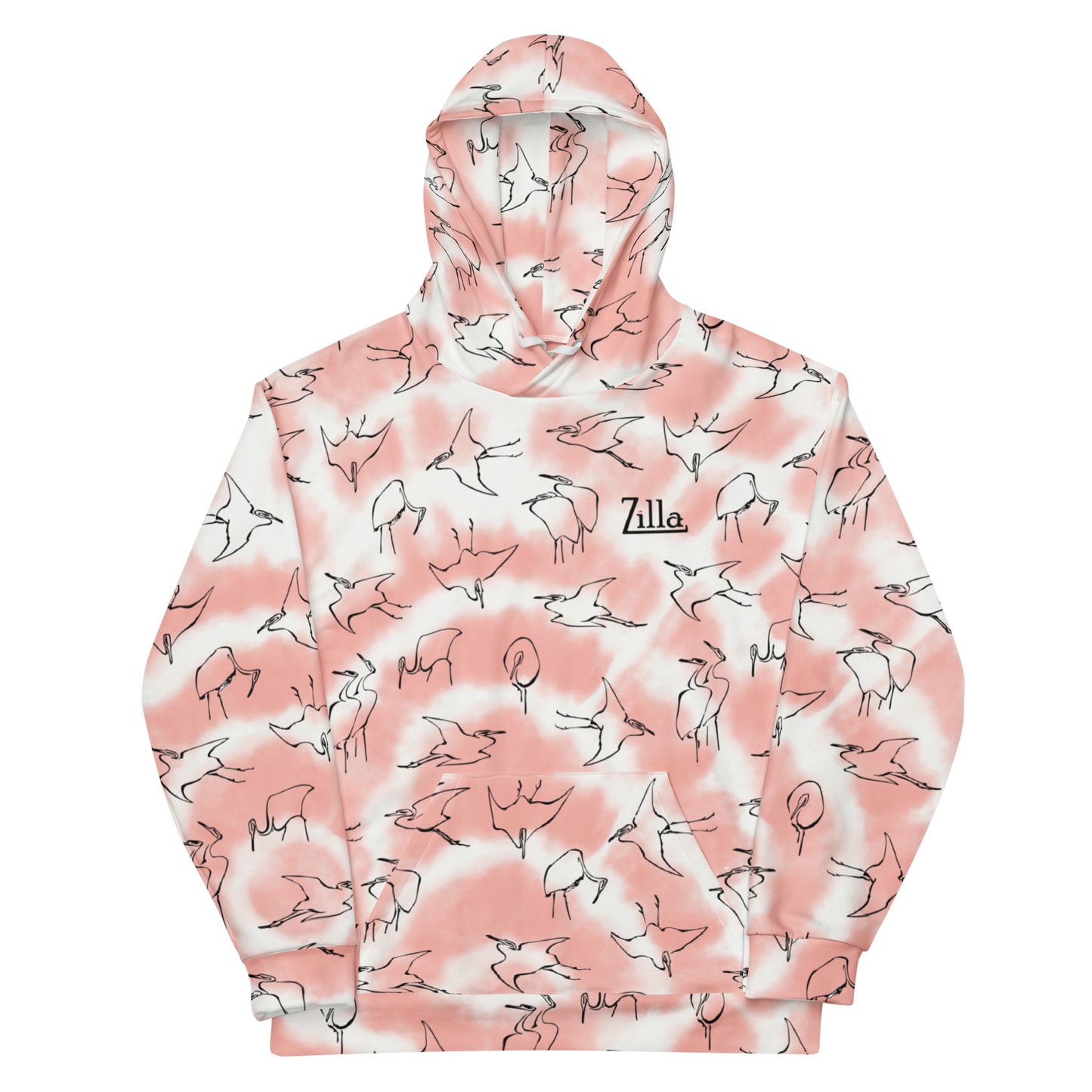 Zilla Egrets Hoodie Pinky-Zilla