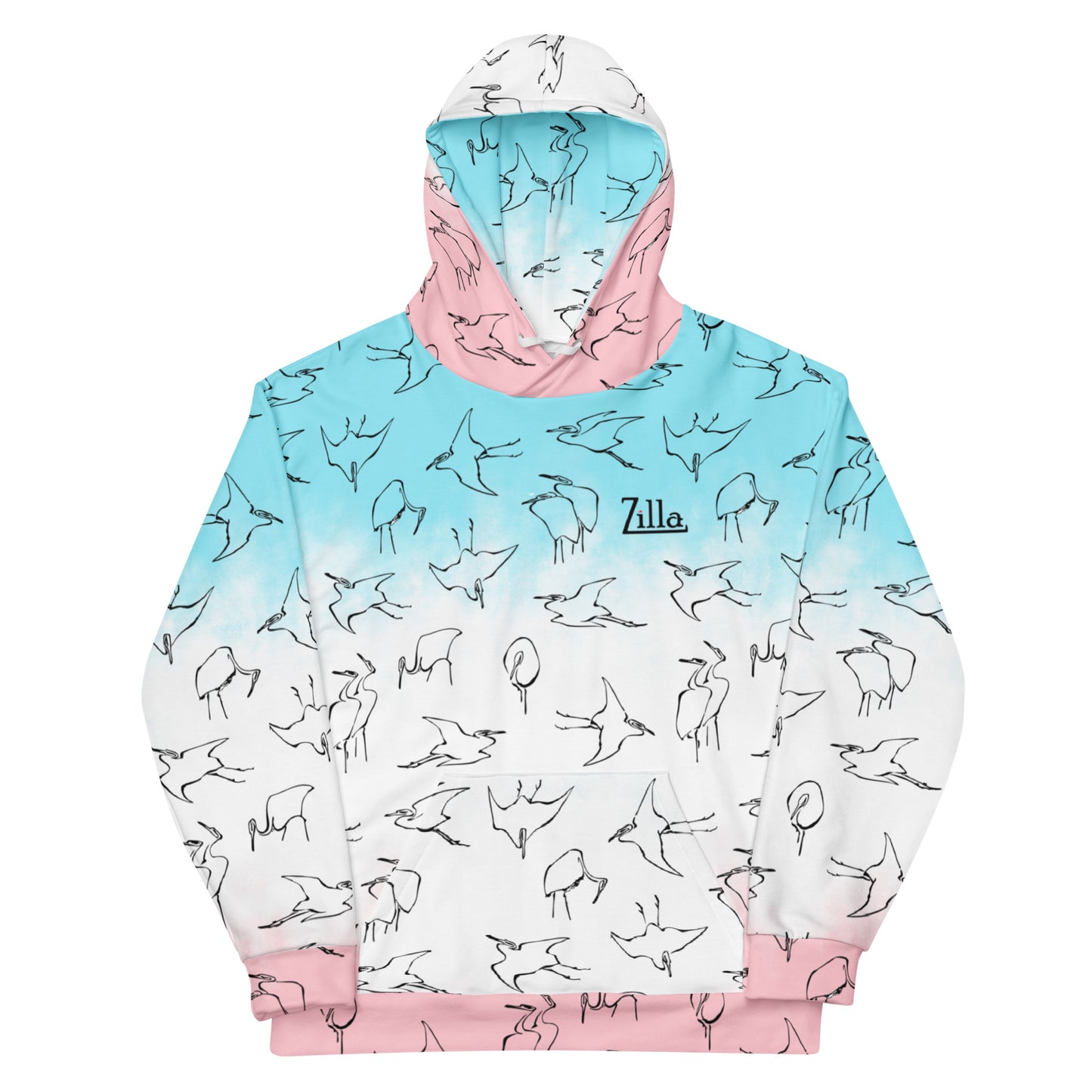 Zilla Egrets Hoodie Bubblegum-Zilla