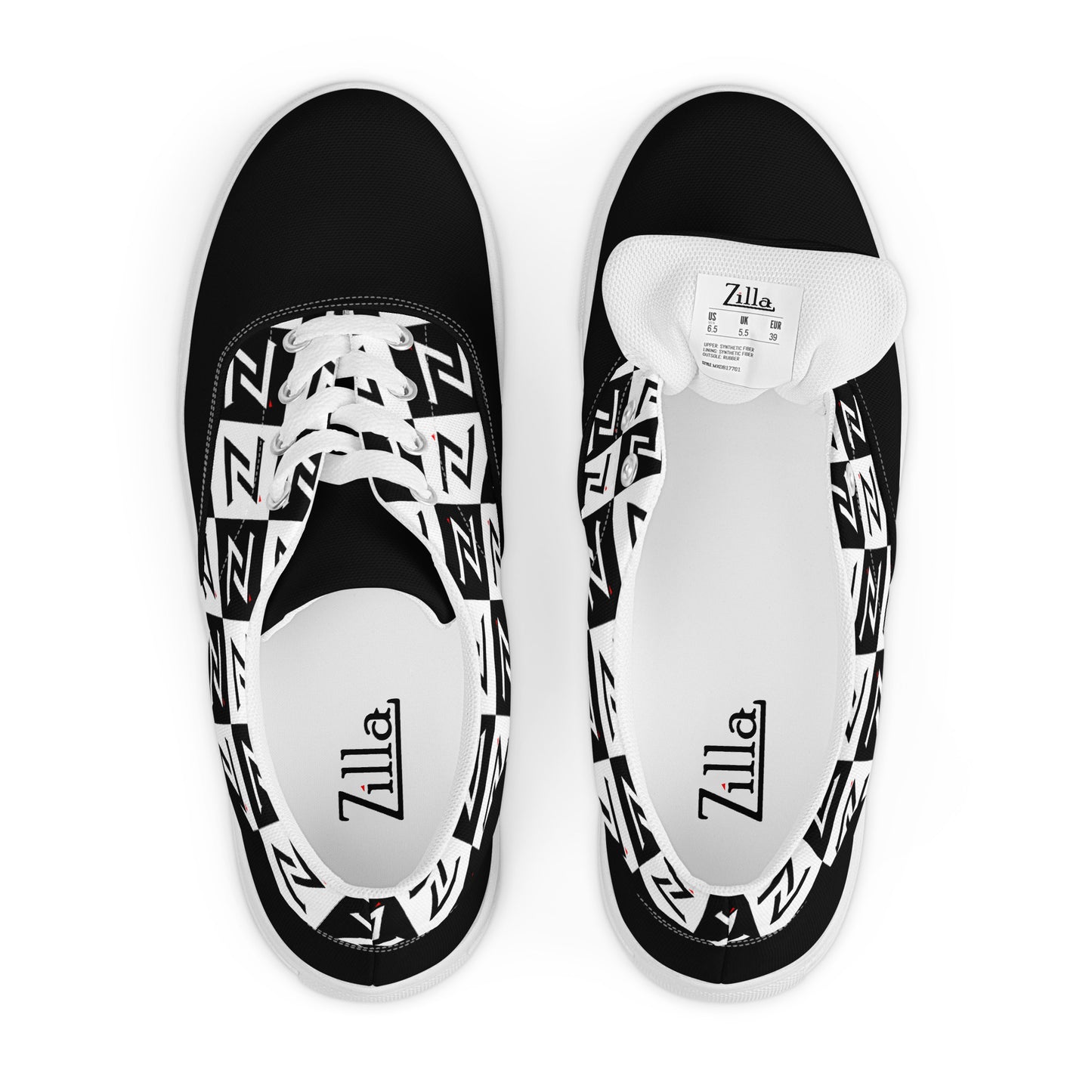 Zilla Pickup Canvas Shoes Black-Zilla