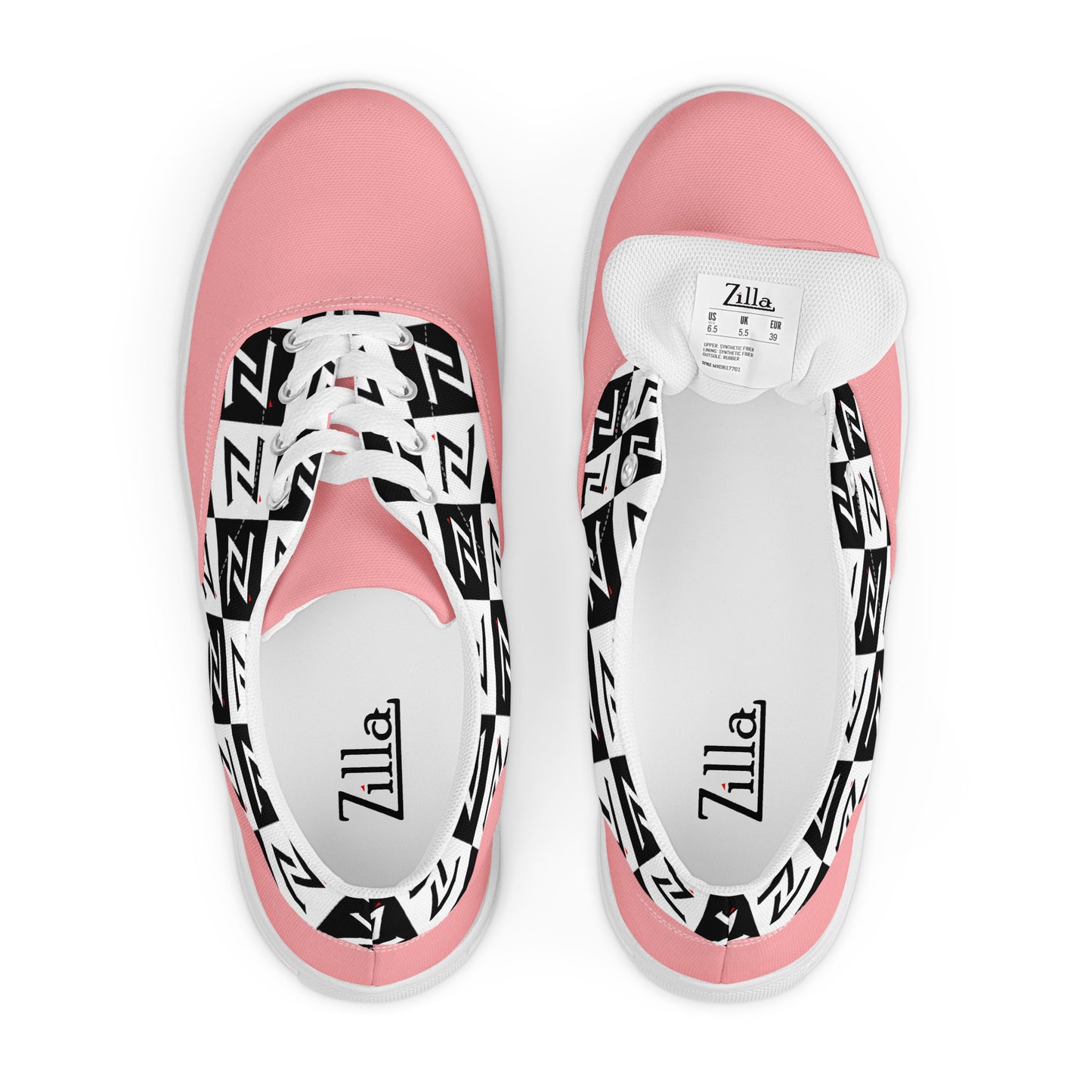 Zilla Pickup Canvas Shoes Pink-Zilla