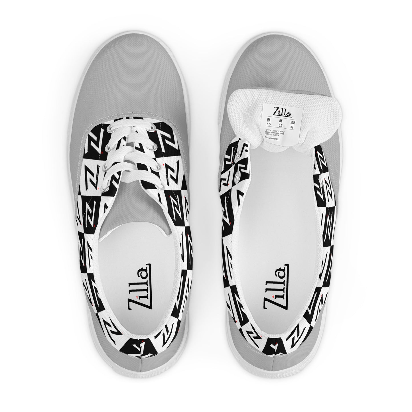 Zilla Pickup Canvas Shoe Grey-Zilla