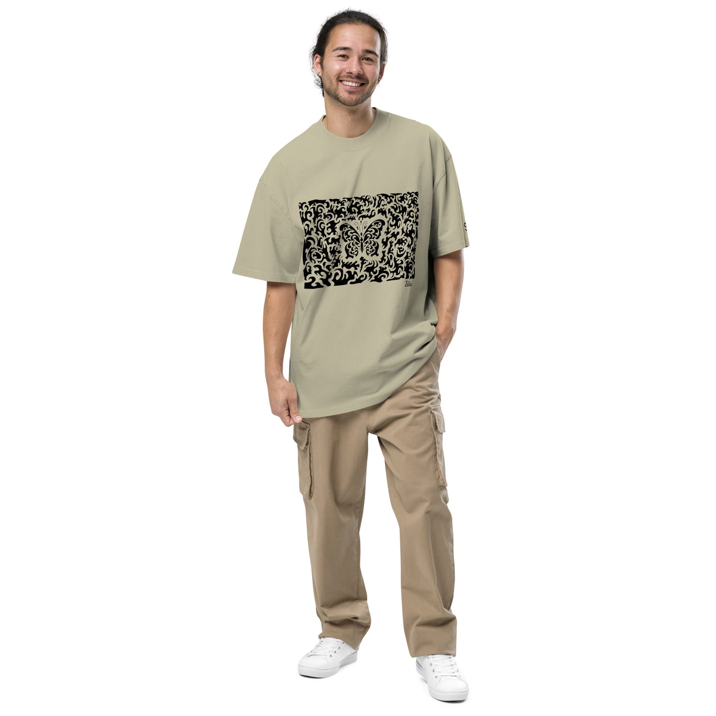 Zilla Sean Tighe Butterfly Oversized Tee-Zilla