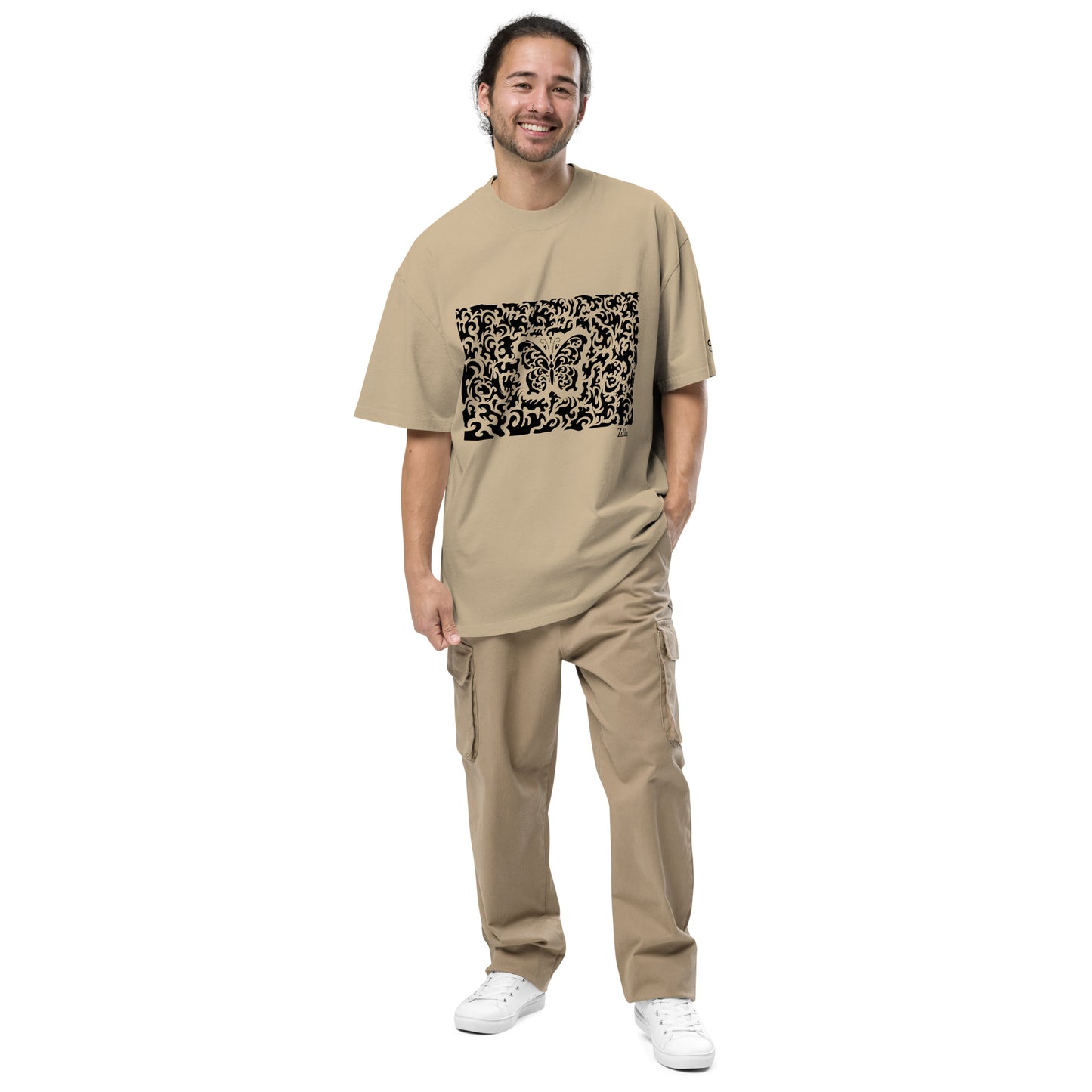 Zilla Sean Tighe Butterfly Oversized Tee-Zilla