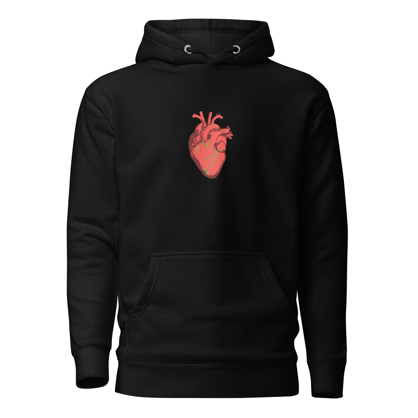 Zilla Monster Heart Hoodie (Lime)-Zilla