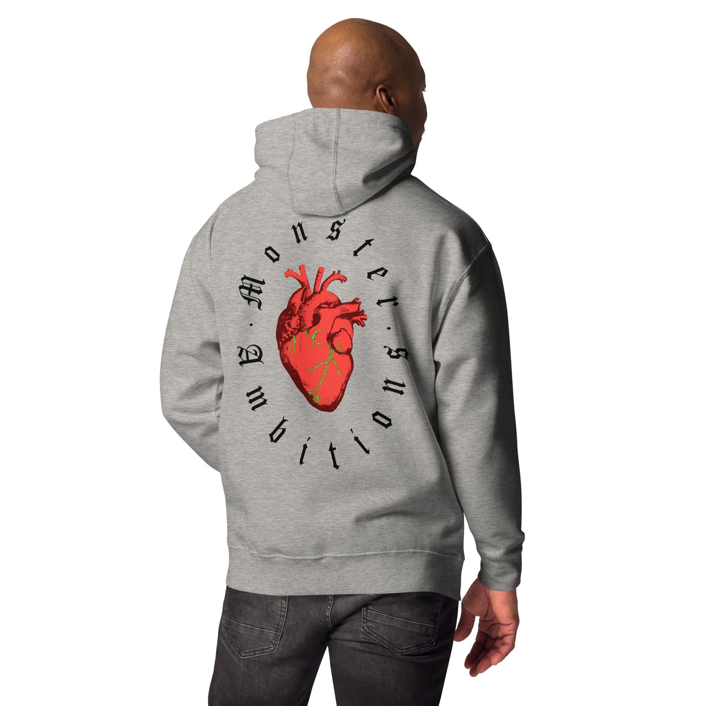 Zillla Monster Heart Hoodie-Zilla
