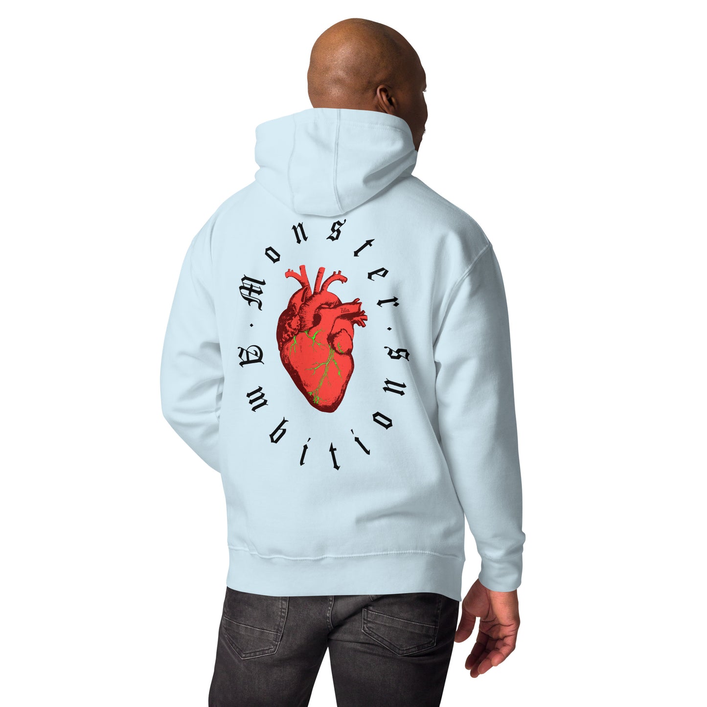 Zillla Monster Heart Hoodie-Zilla