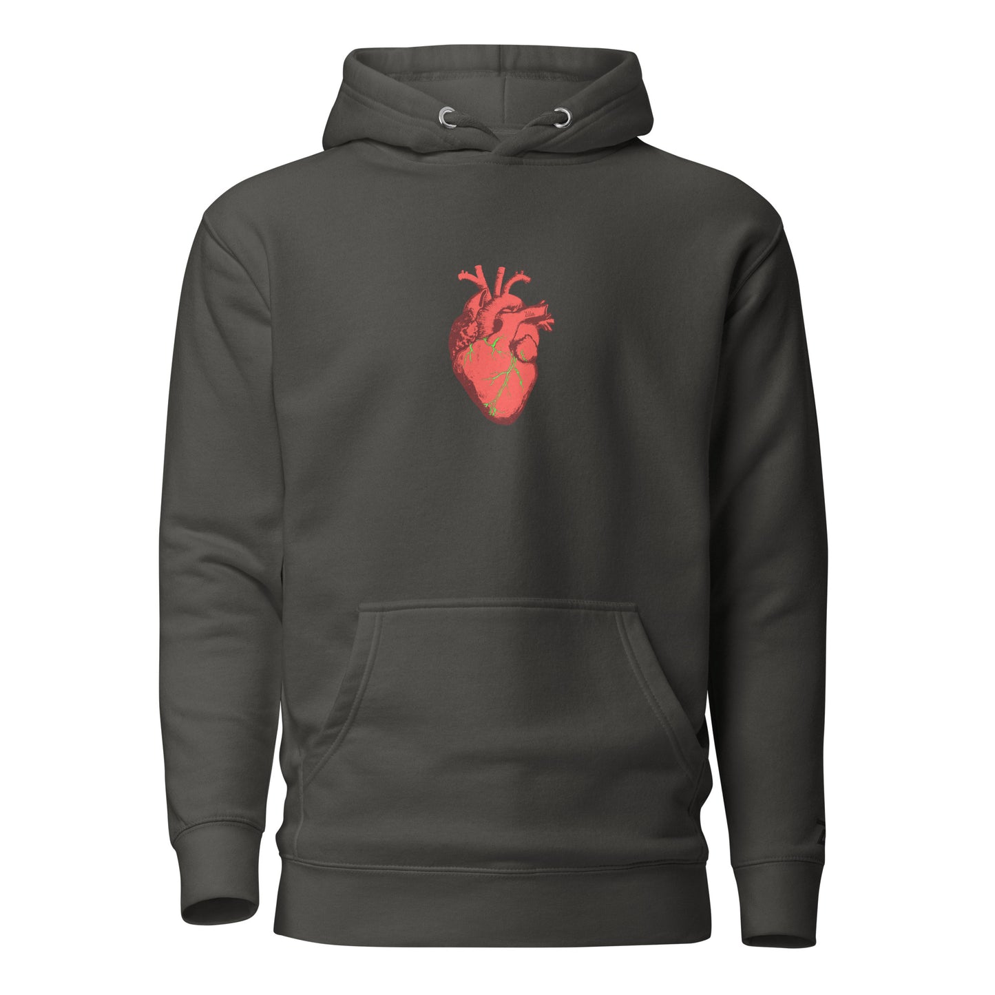 Zilla Monster Heart Hoodie (Lime)-Zilla