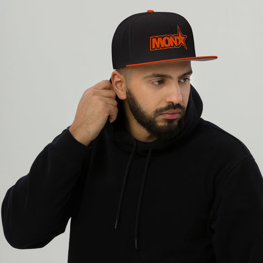 Zilla Monstar Snapback Hat (Orange) - Zilla