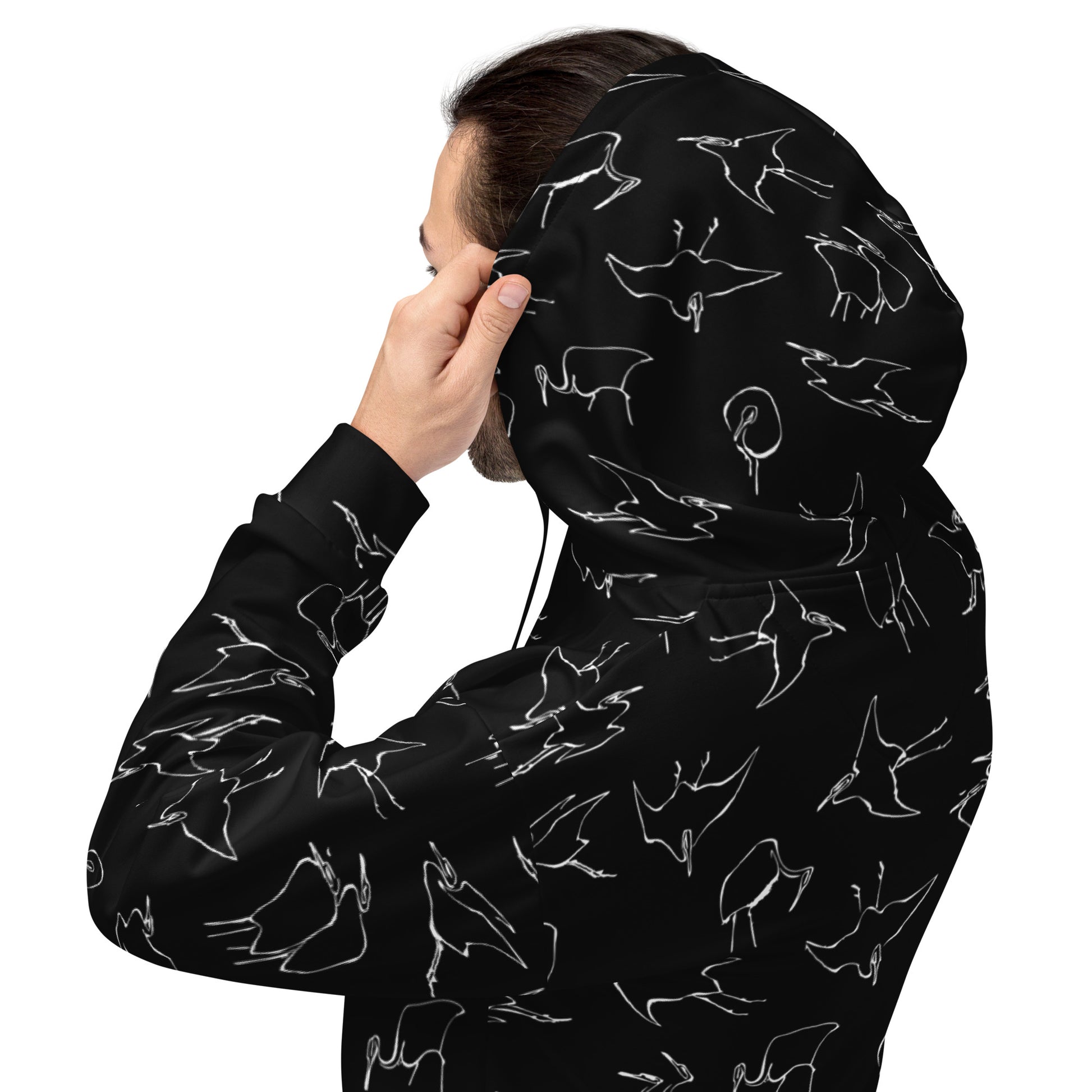 Zilla Egrets Hoodie Chalkboard-Zilla