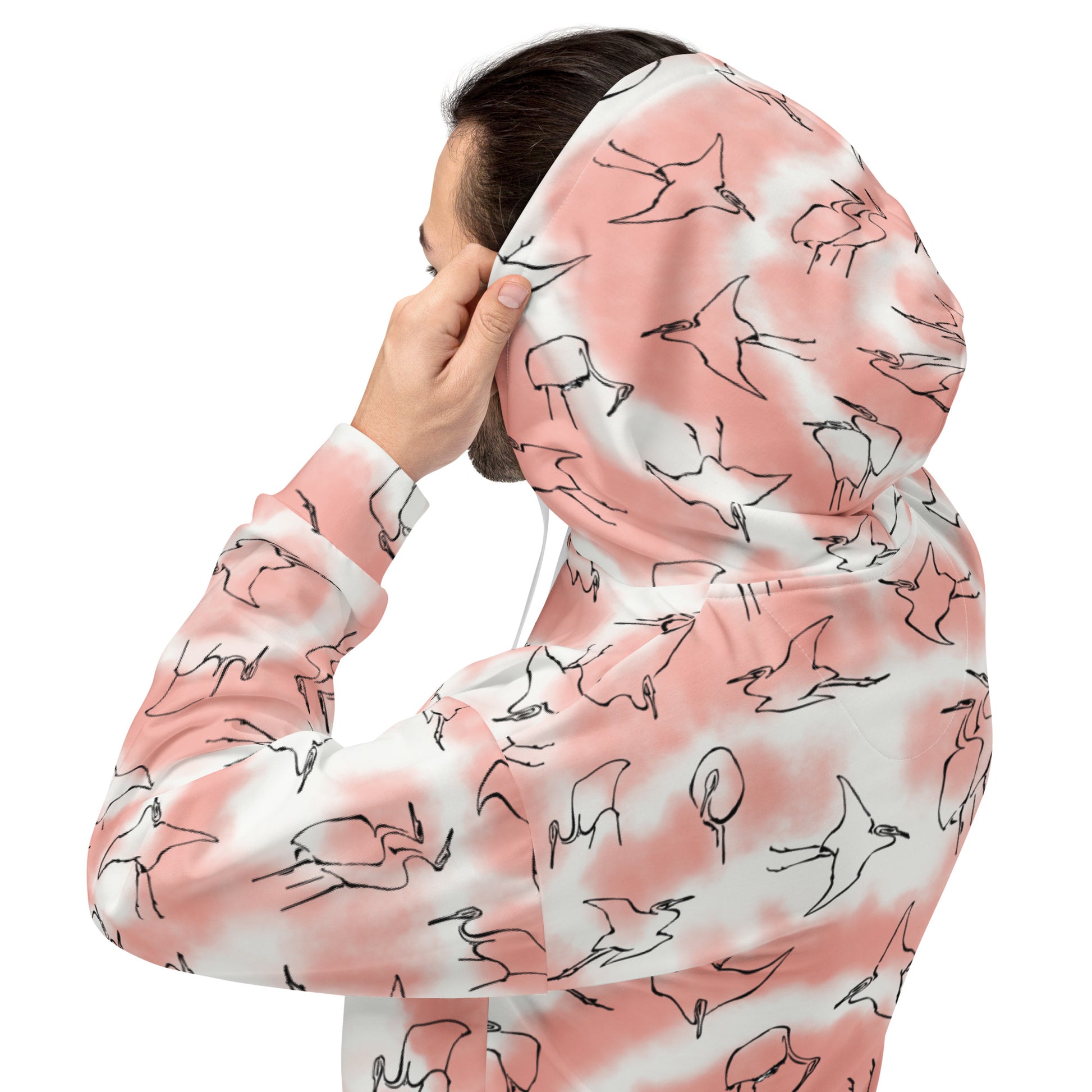Zilla Egrets Hoodie Pinky-Zilla