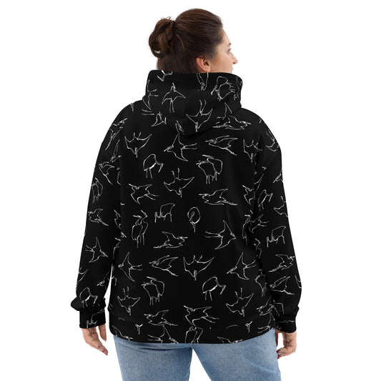 Zilla Egrets Hoodie Chalkboard-Zilla