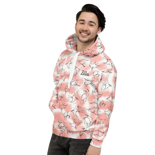 Zilla Egrets Hoodie Pinky-Zilla