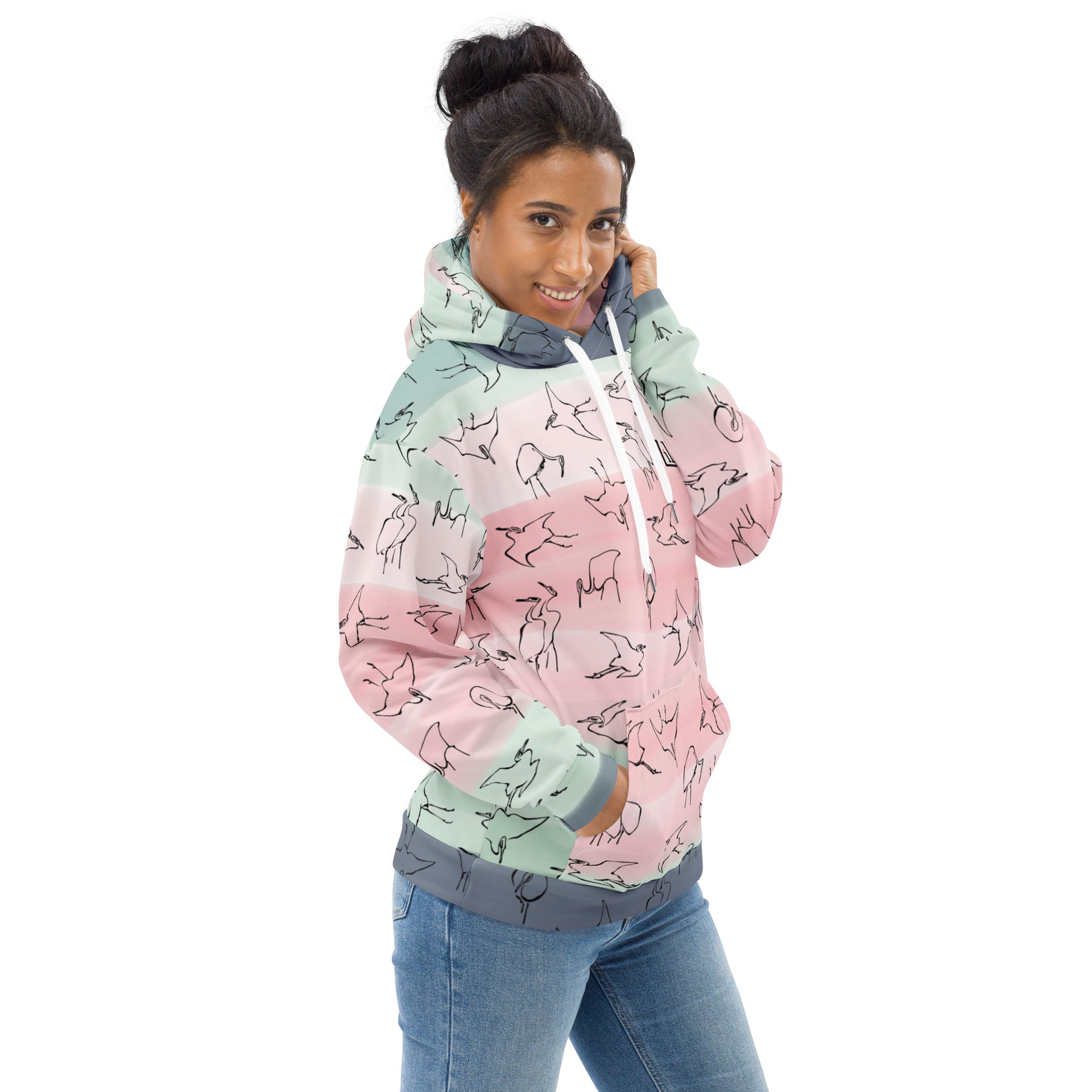 Zilla Egrets Hoodie Trifle-Zilla