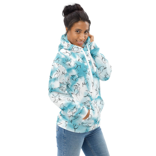 Zilla Egrets Hoodie Blue Sky-Zilla
