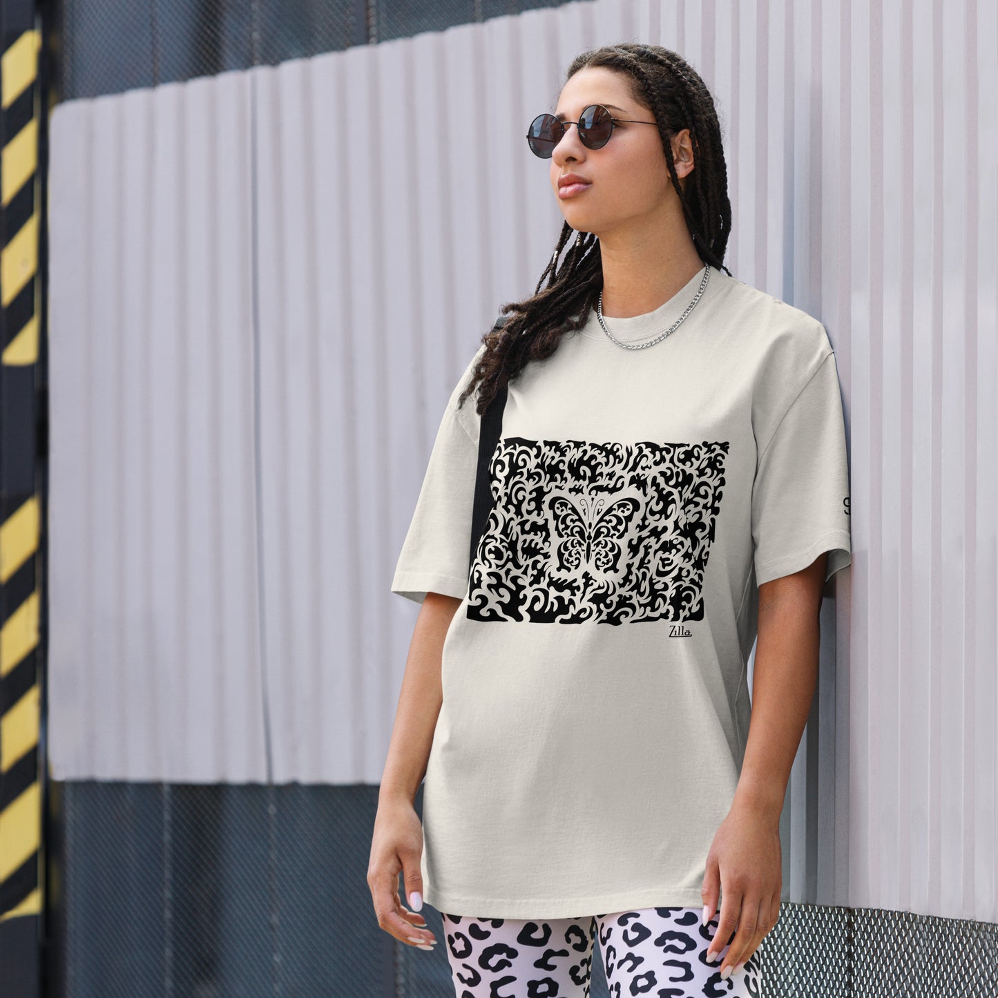Zilla Sean Tighe Butterfly Oversized Tee-Zilla