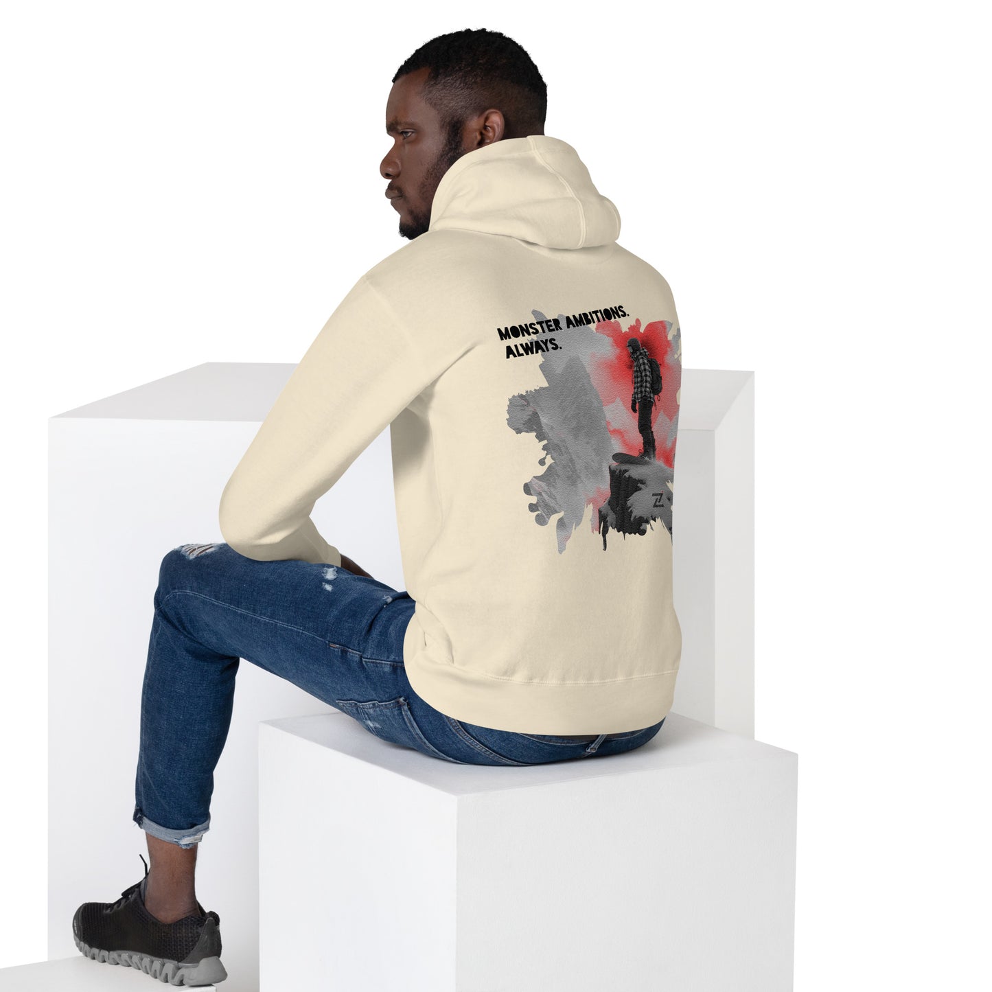 Zilla Whiteout Hoodie-Zilla