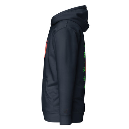 Zilla Monster Heart Hoodie (Lime)-Zilla