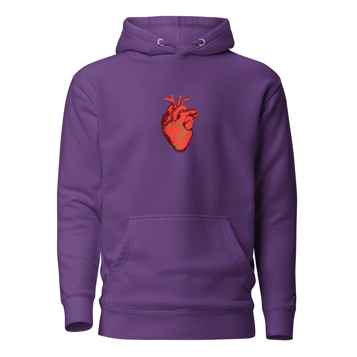 Zilla Monster Heart Hoodie (Lime)-Zilla