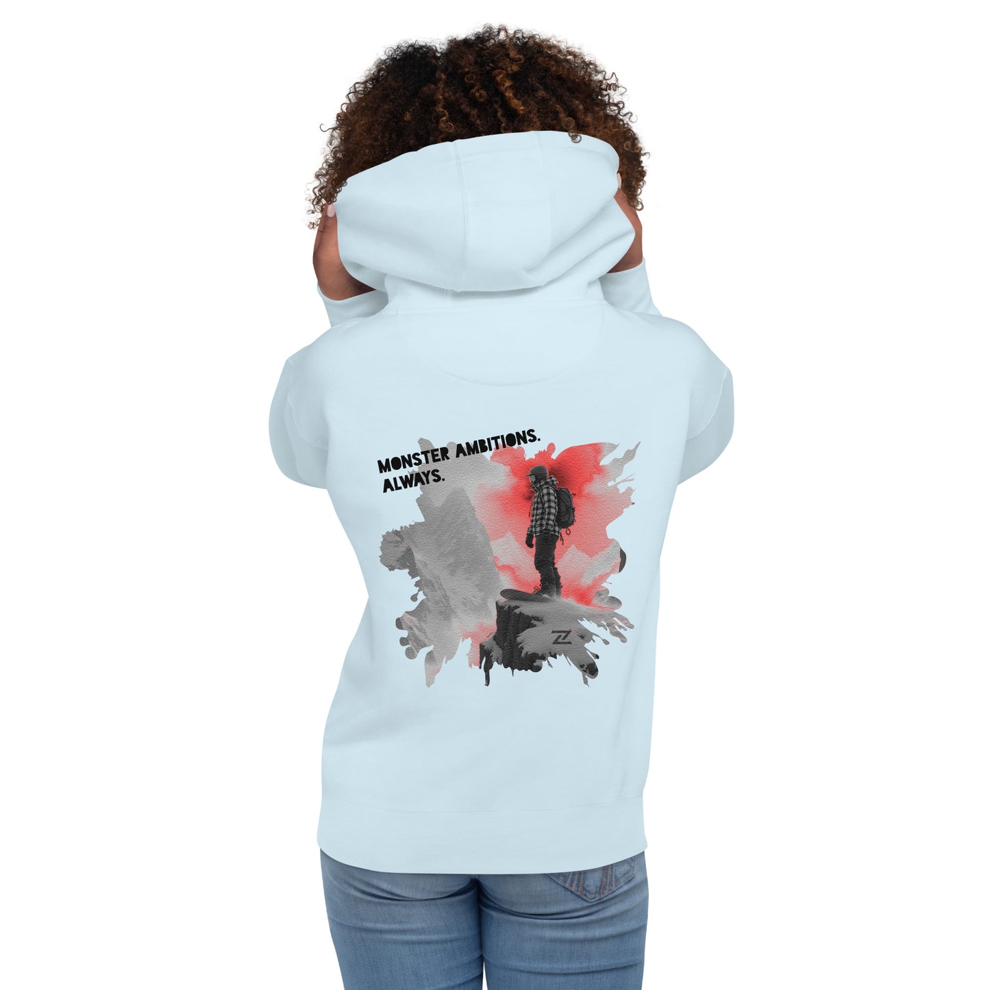 Zilla Whiteout Hoodie-Zilla