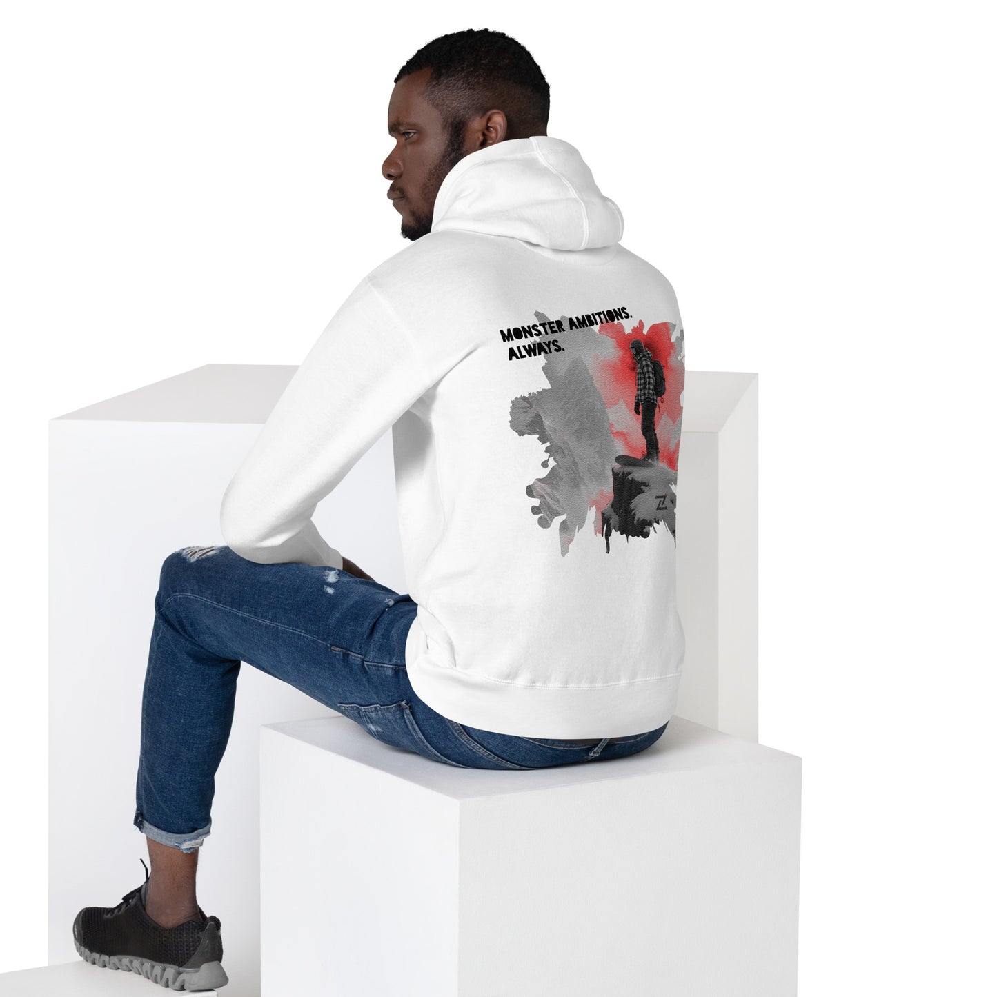 Zilla Whiteout Hoodie-Zilla