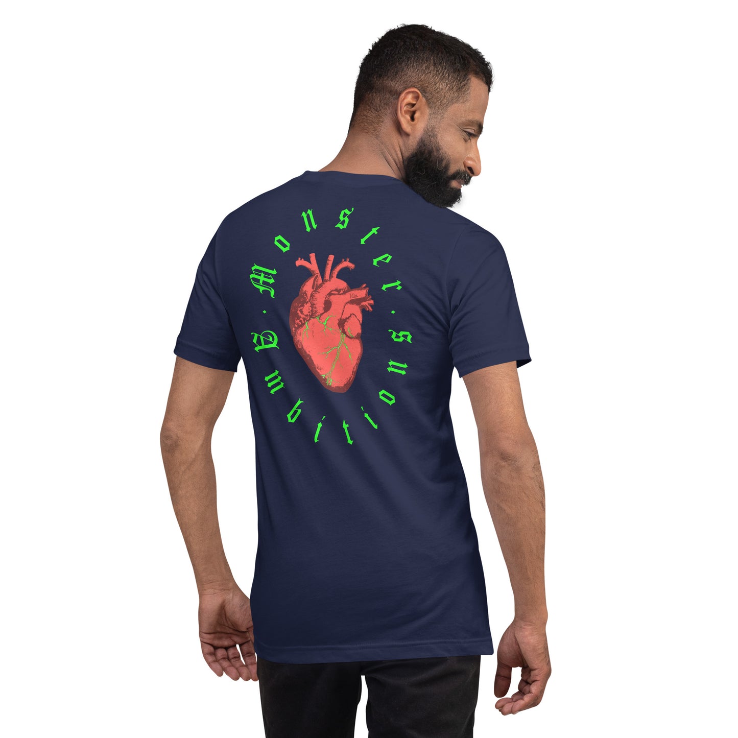 Zilla Monster Heart Tee (Lime)-Zilla
