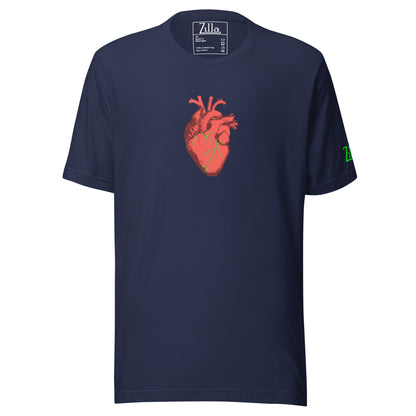 Zilla Monster Heart Tee (Lime)-Zilla