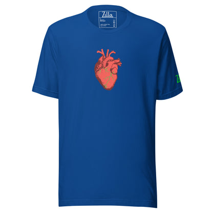 Zilla Monster Heart Tee (Lime)-Zilla