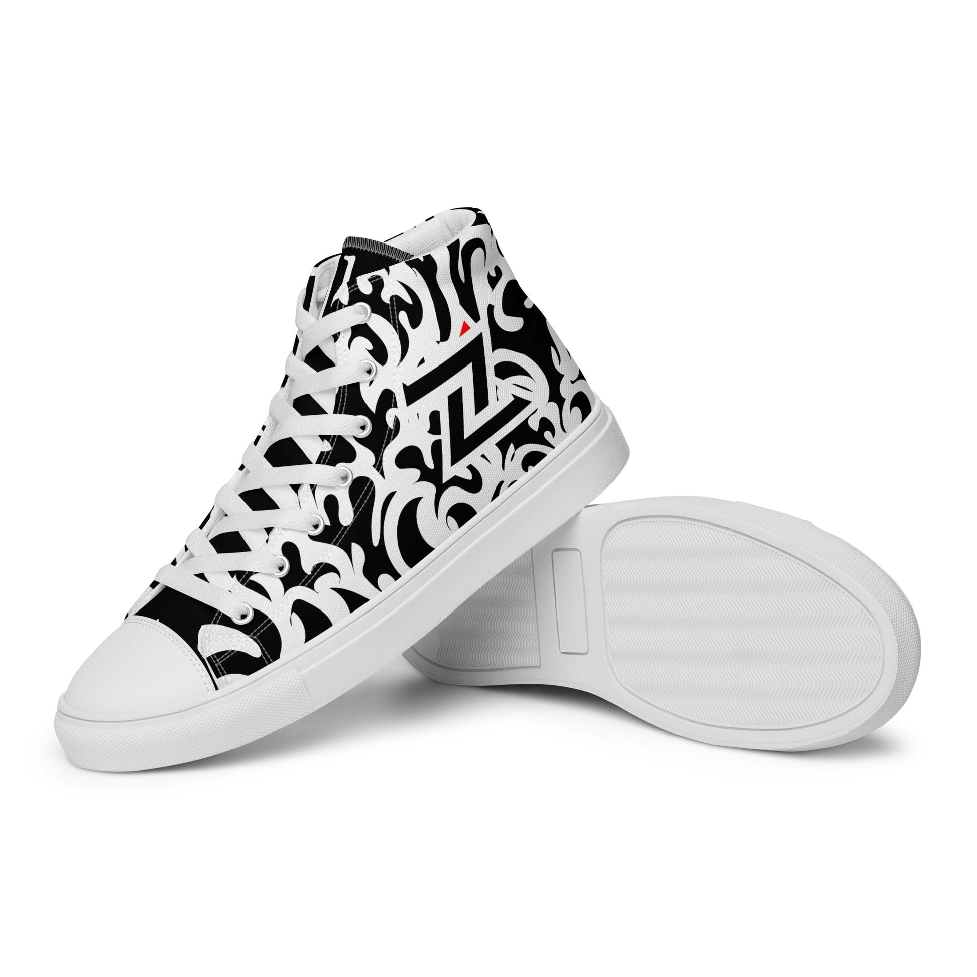Zilla BigTruck Doodle1 High Top Canvas Shoes - Zilla