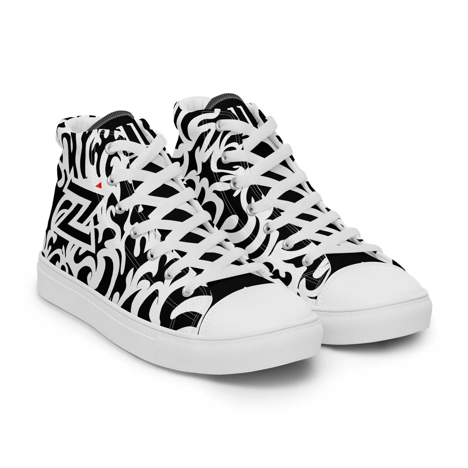 Zilla BigTruck Doodle1 High Top Canvas Shoes - Zilla