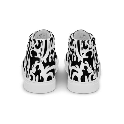 Zilla BigTruck Doodle1 High Top Canvas Shoes - Zilla