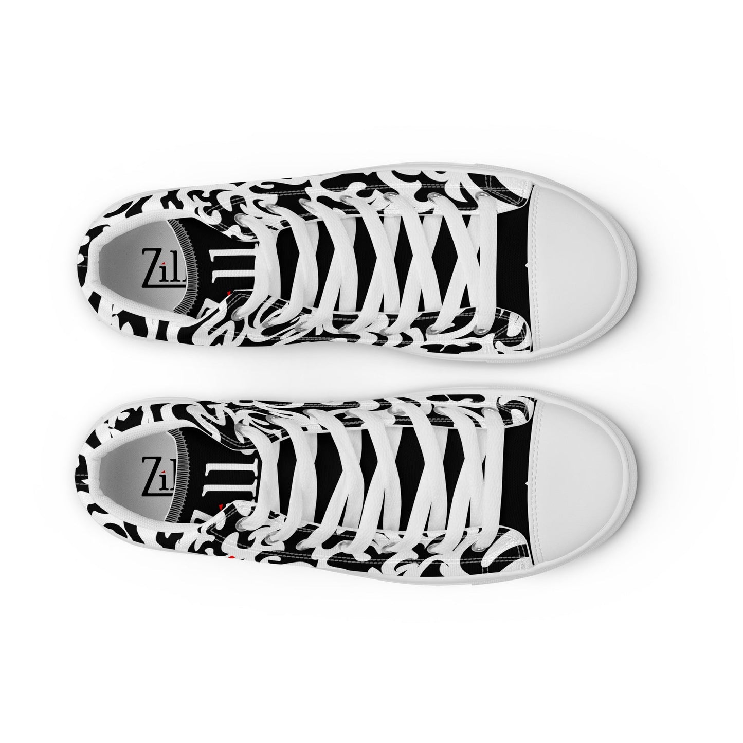 Zilla BigTruck Doodle1 High Top Canvas Shoes - Zilla
