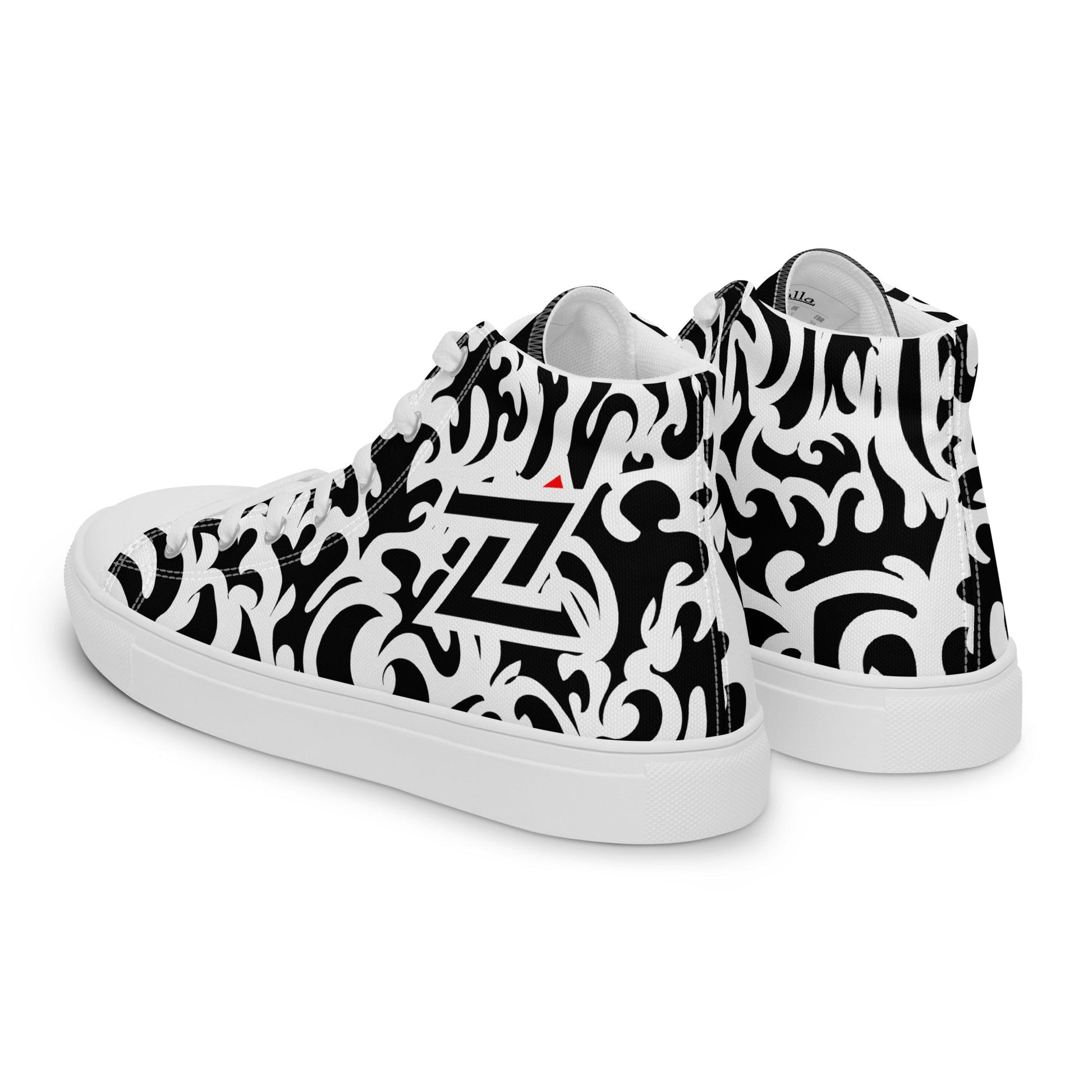 Zilla BigTruck Doodle1 High Top Canvas Shoes - Zilla