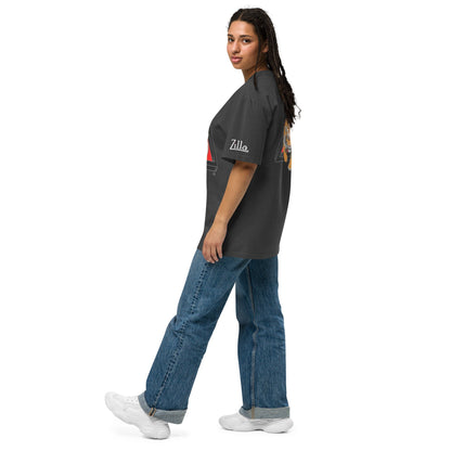Zilla Checco Beware Tiger Oversized T-Shirt - Zilla
