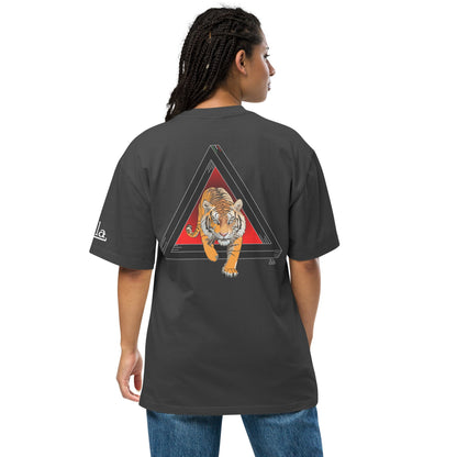 Zilla Checco Beware Tiger Oversized T-Shirt - Zilla