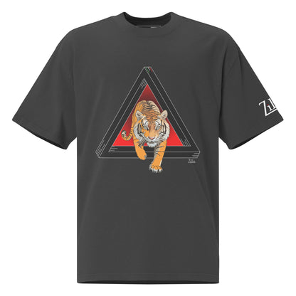 Zilla Checco Beware Tiger Oversized T-Shirt - Zilla