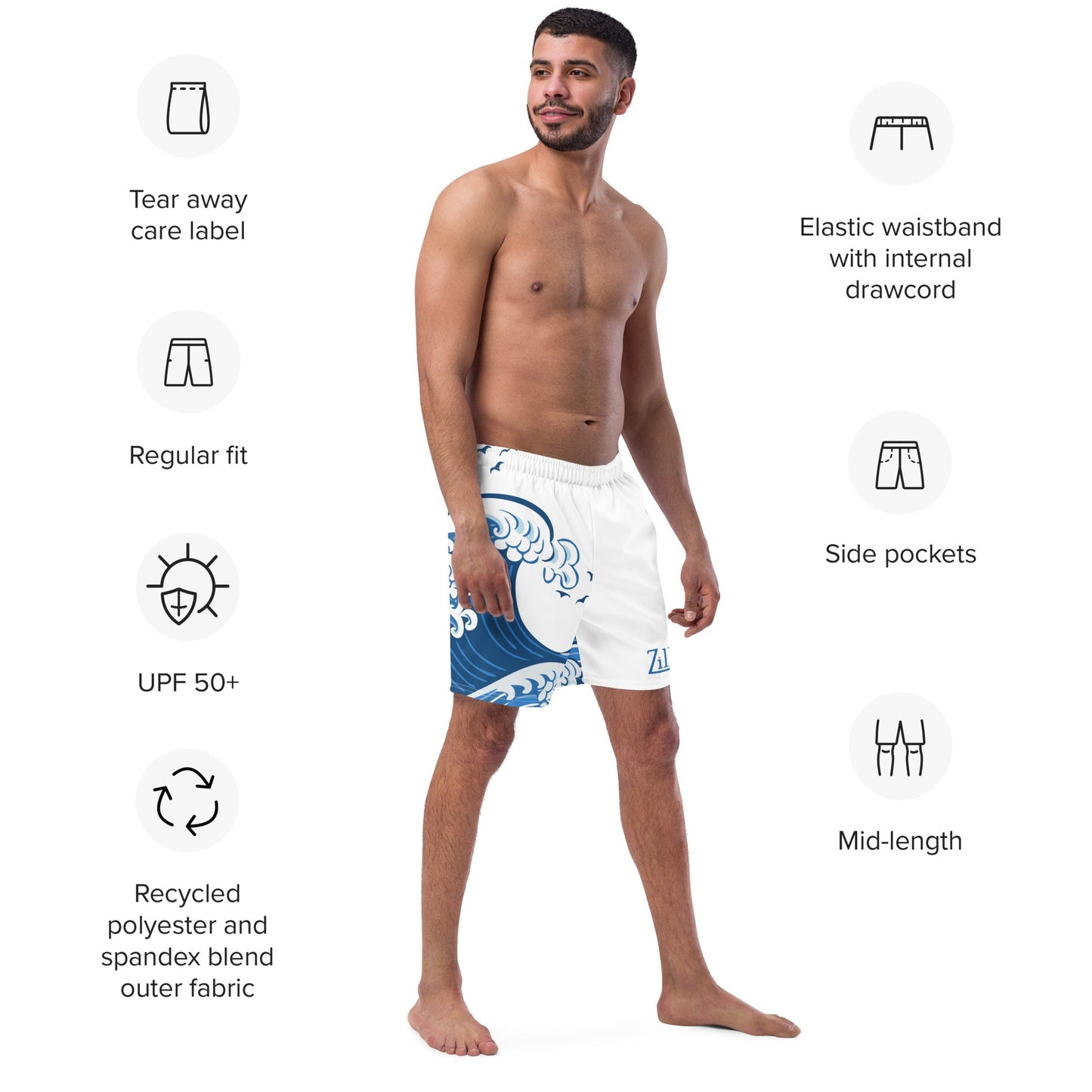 Zilla Hokusai Boardshorts - Zilla