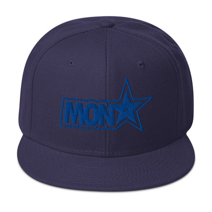 Zilla Monstar Snapback Hat (Blue) - Zilla