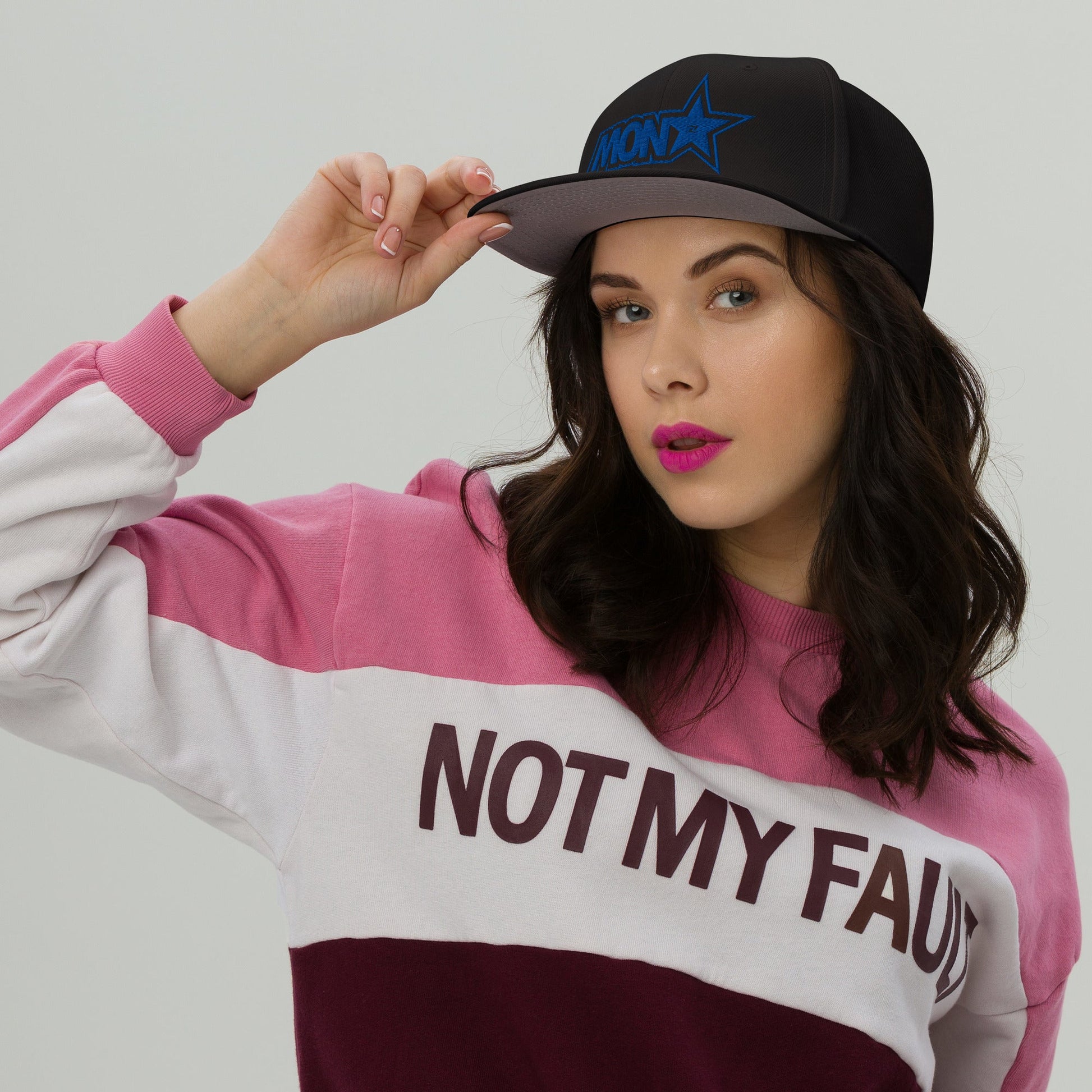 Zilla Monstar Snapback Hat (Blue) - Zilla