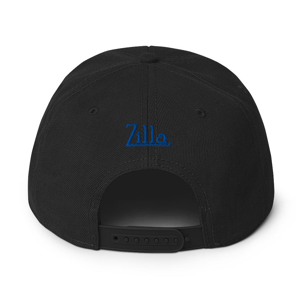 Zilla Monstar Snapback Hat (Blue) - Zilla