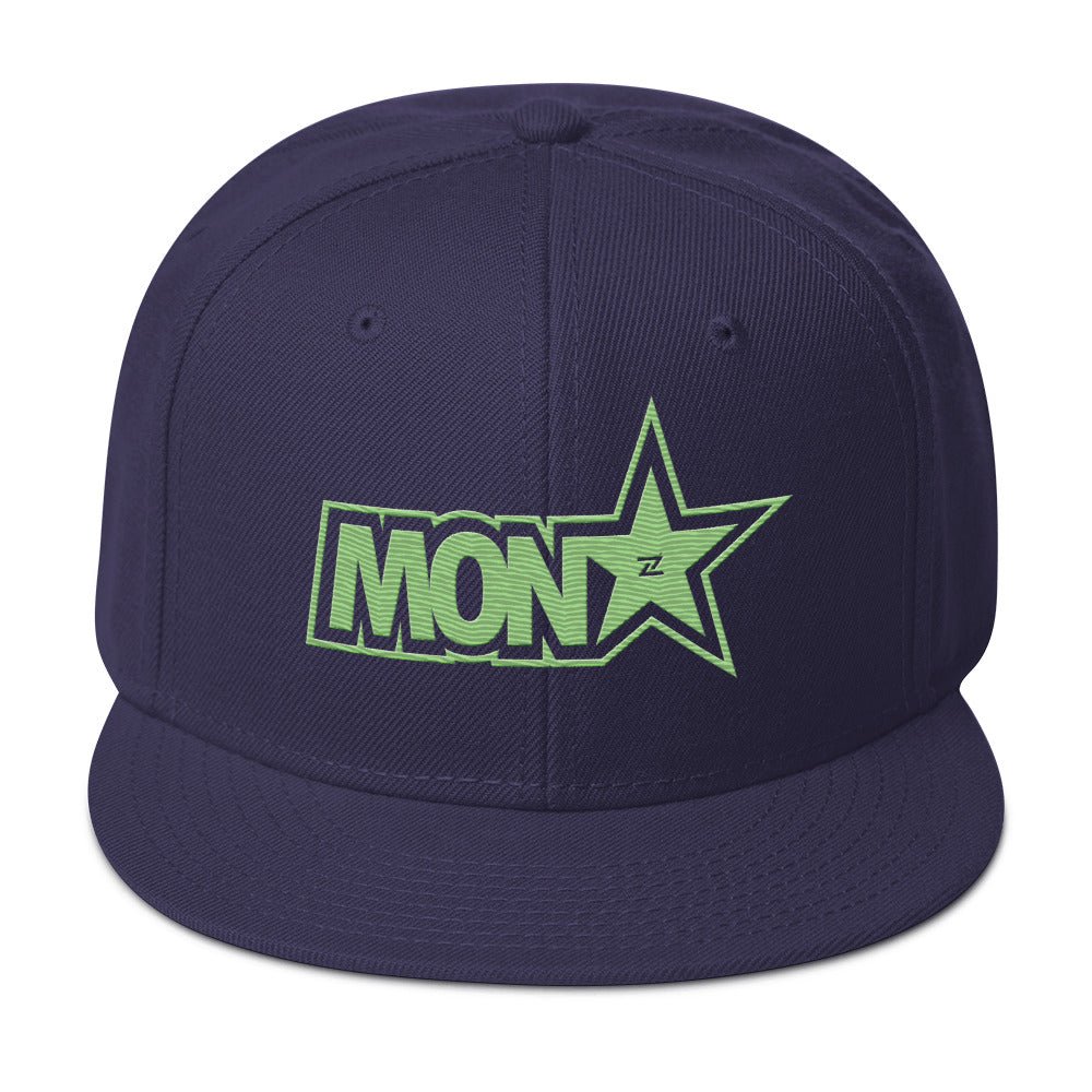 Zilla Monstar Snapback Hat (Lime) - Zilla