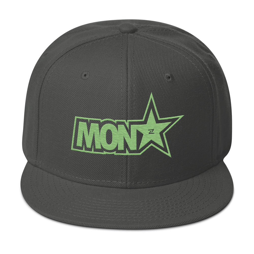Zilla Monstar Snapback Hat (Lime) - Zilla
