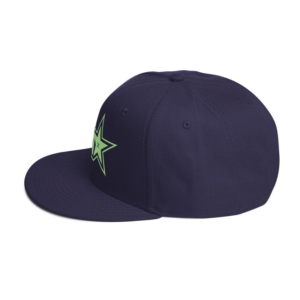 Zilla Monstar Snapback Hat (Lime) - Zilla