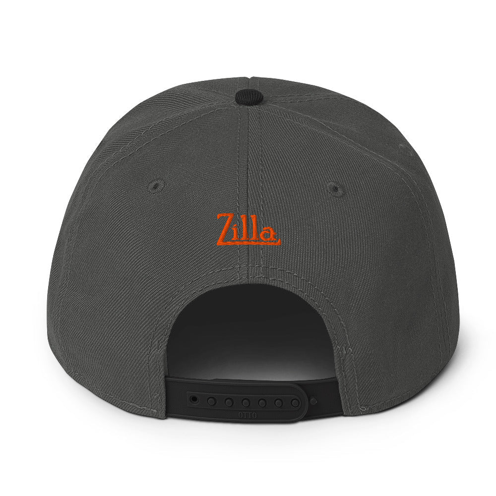 Zilla Monstar Snapback Hat (Orange) - Zilla