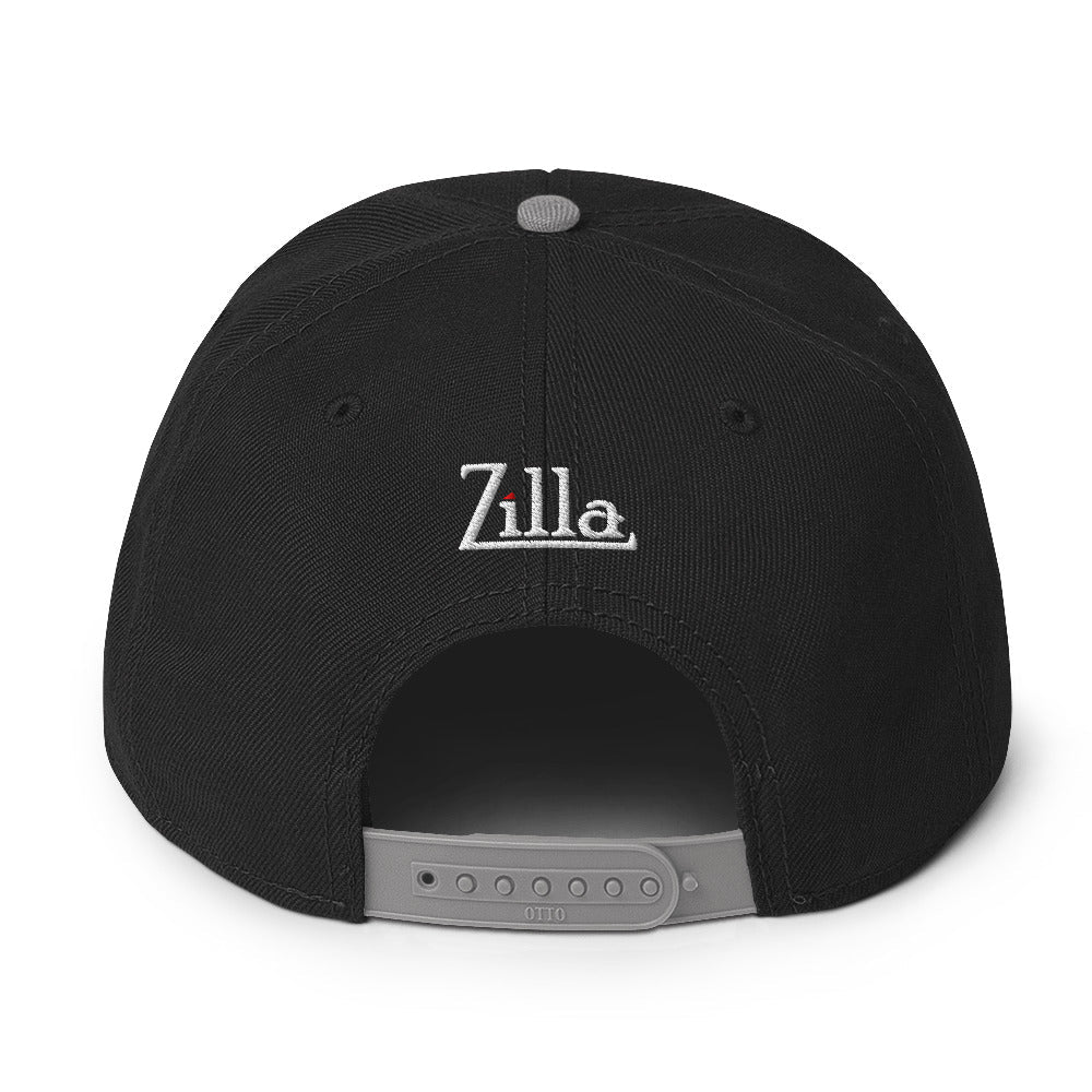 Zilla Monstar Snapback Hat (White) - Zilla