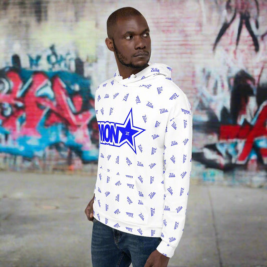 Zilla Monstar Tile Hoodie (Blue) - Zilla