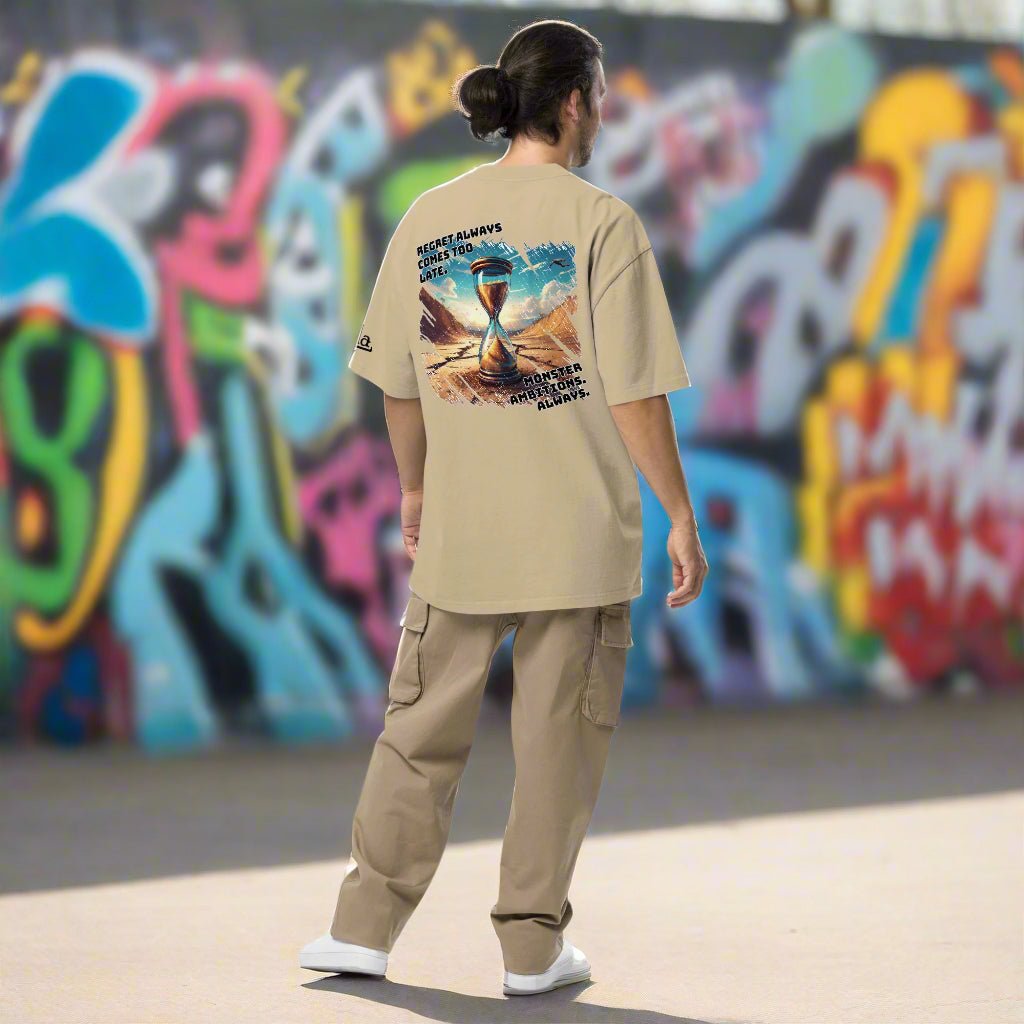 Zilla Regrets (Black) Oversized T-Shirt - Zilla
