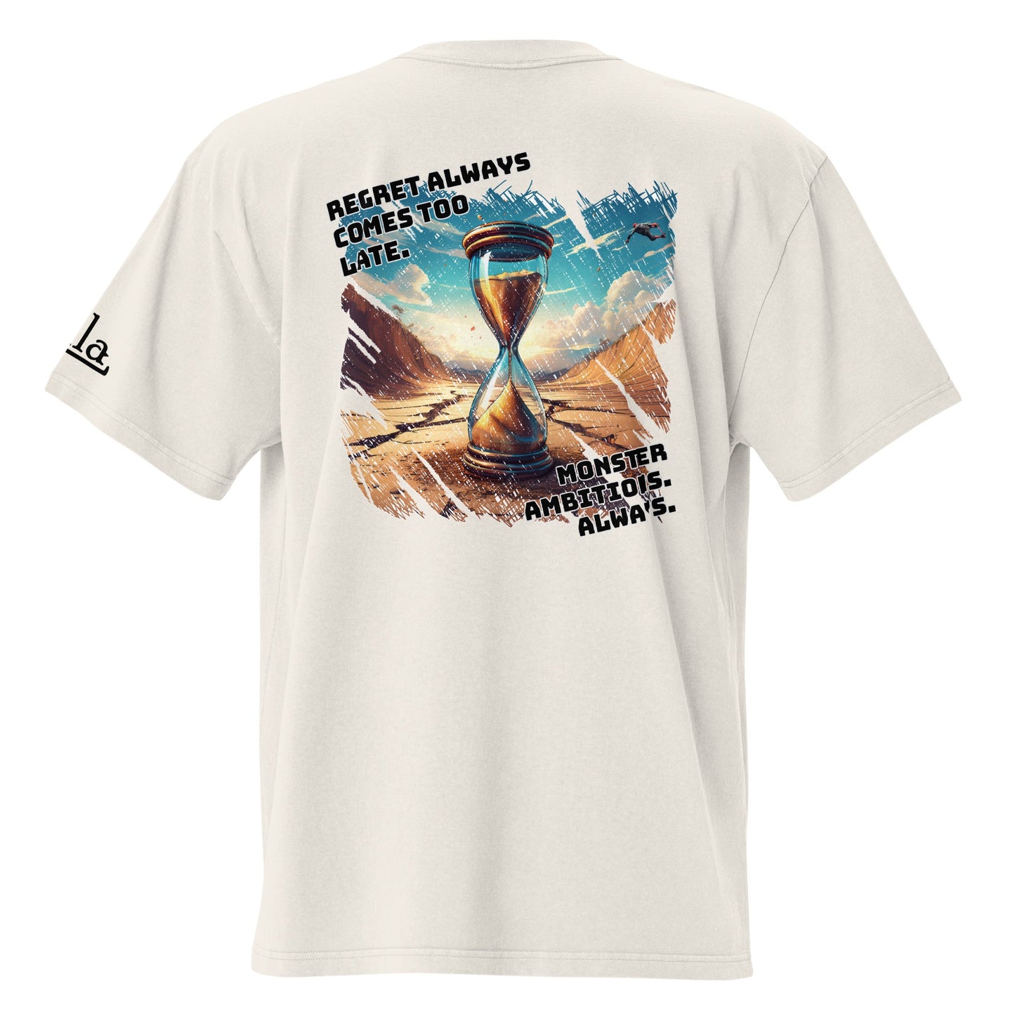 Zilla Regrets (Black) Oversized T-Shirt - Zilla