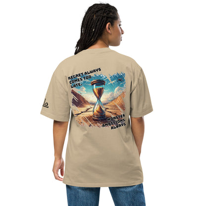 Zilla Regrets (Black) Oversized T-Shirt - Zilla