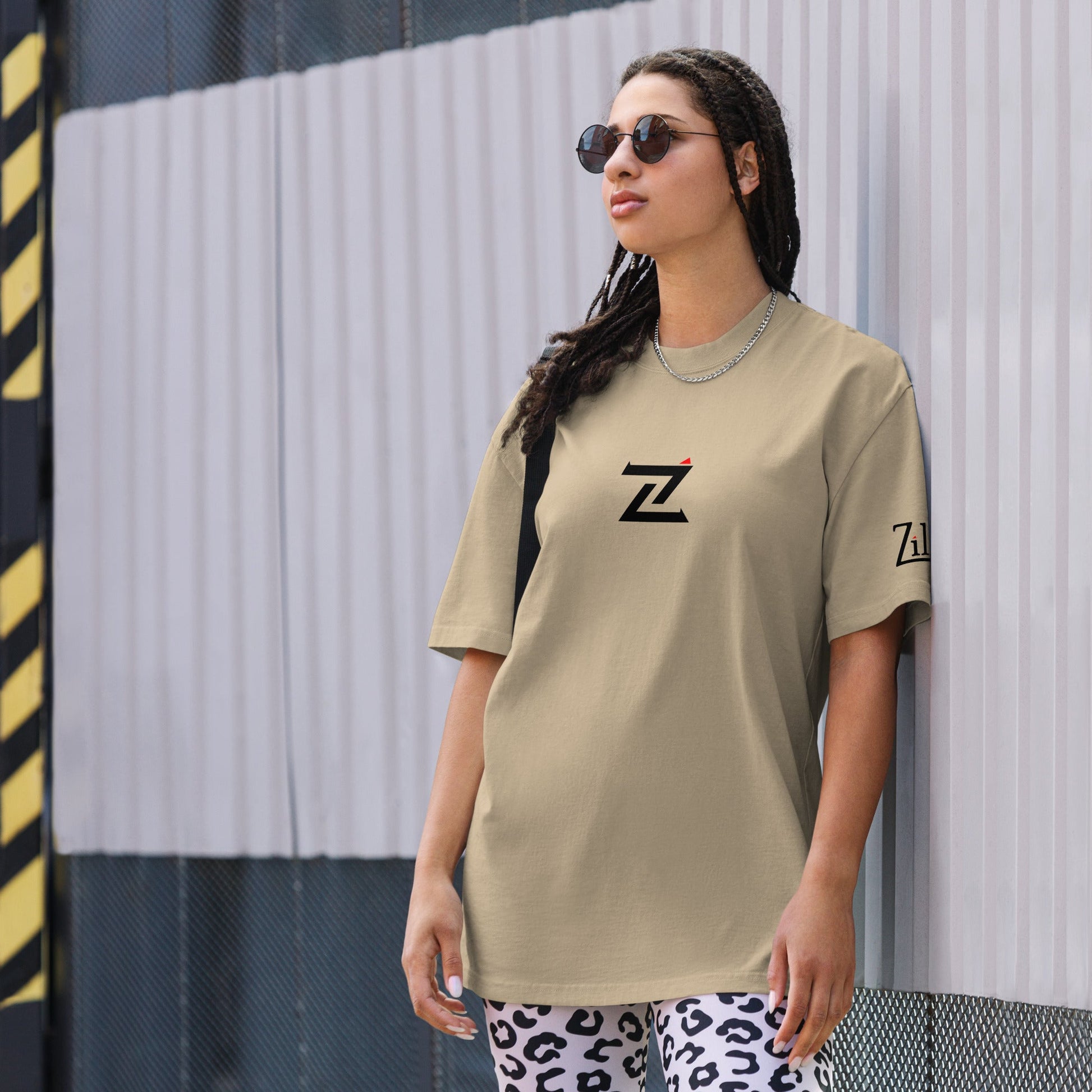 Zilla Regrets (Black) Oversized T-Shirt - Zilla